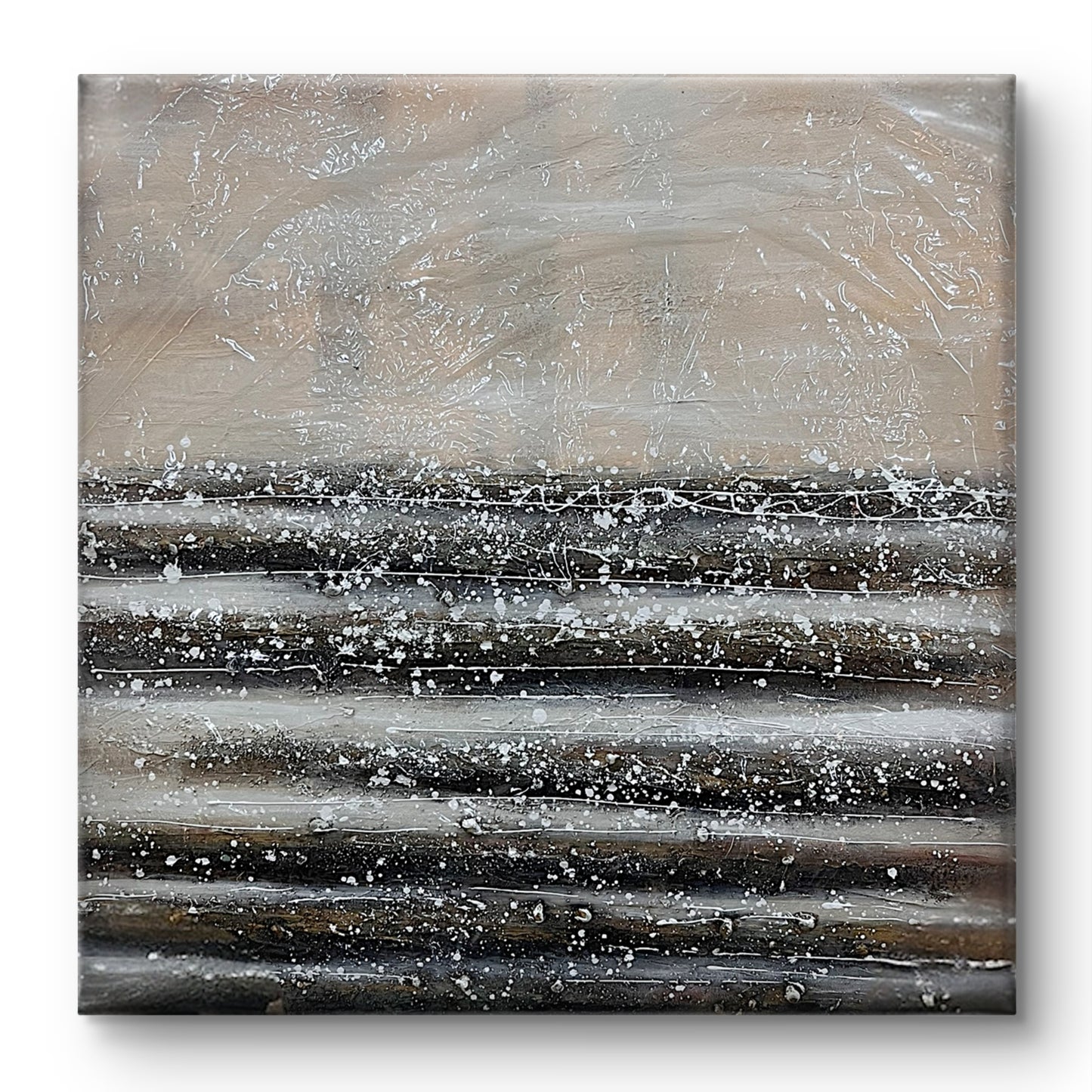 "Calm After Motion" - Handmade canvas painting