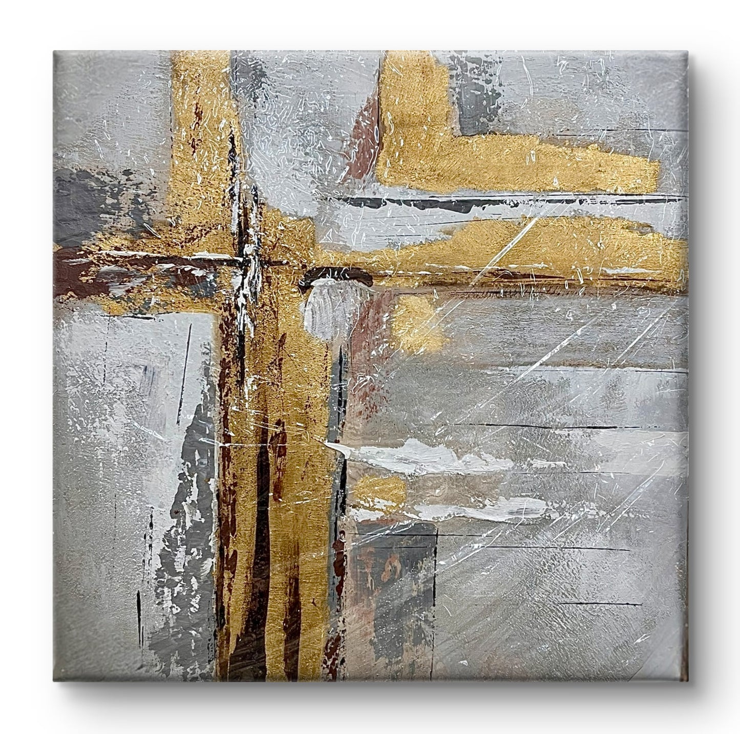 "Threshold of Balance" - Handmade canvas painting