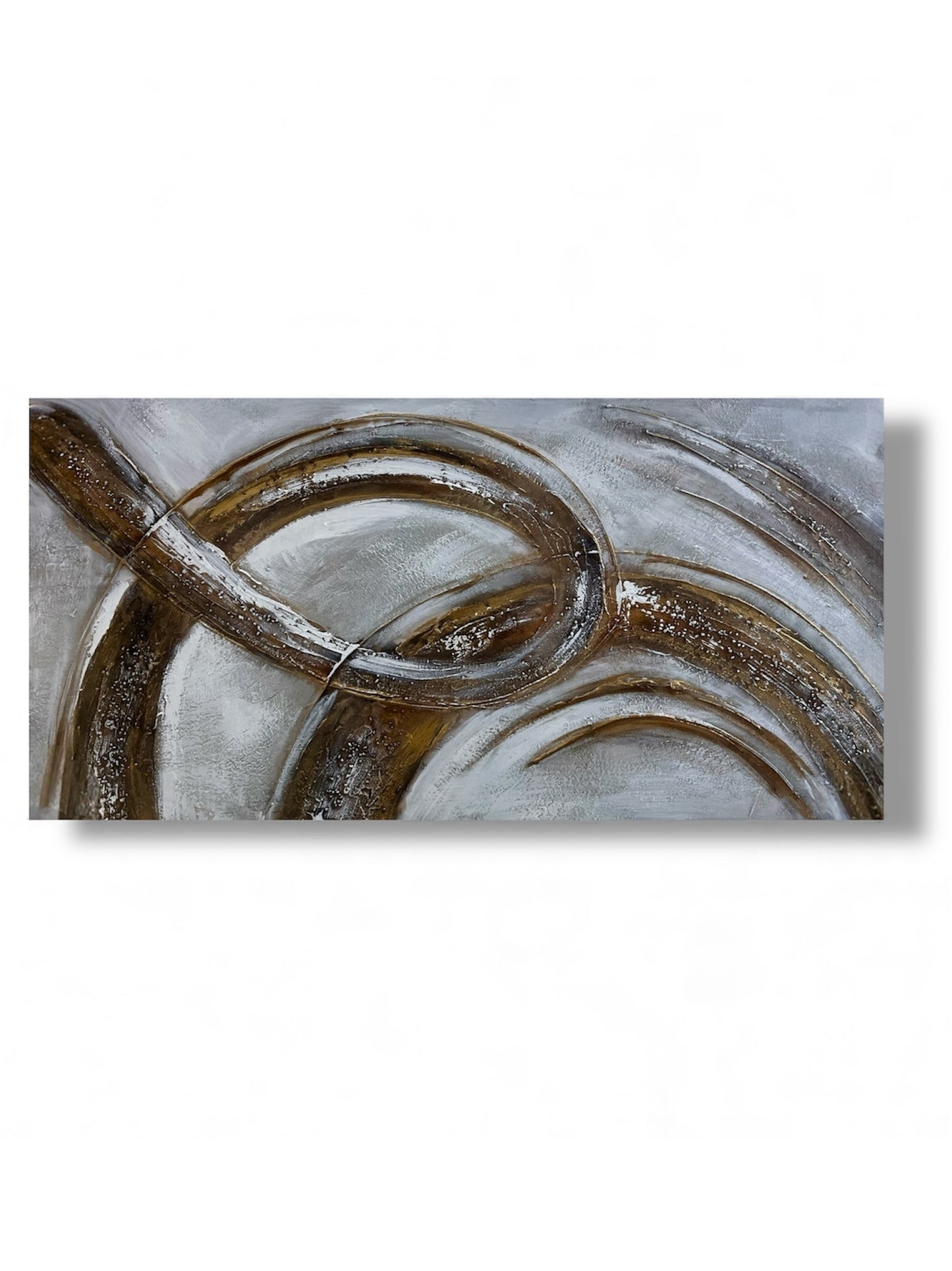 Handmade canvas painting - Obsidian Arc