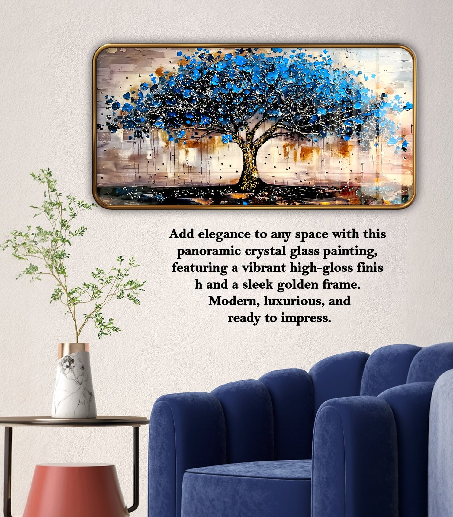 PANORAMIC CRYSTAL GLASS PAINTINGS