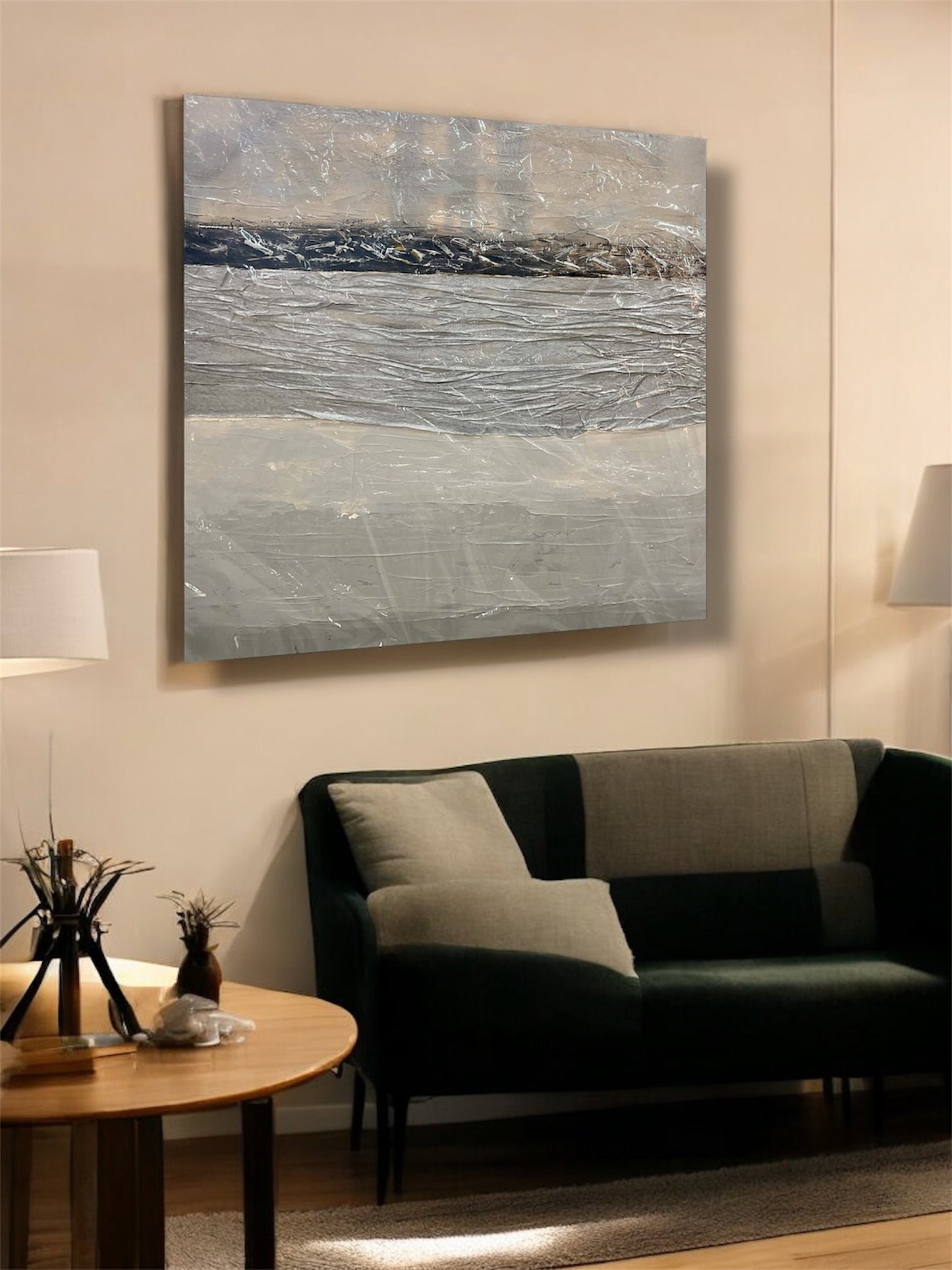 ''Whispers of the Horizon'' - Handmade canvas painting