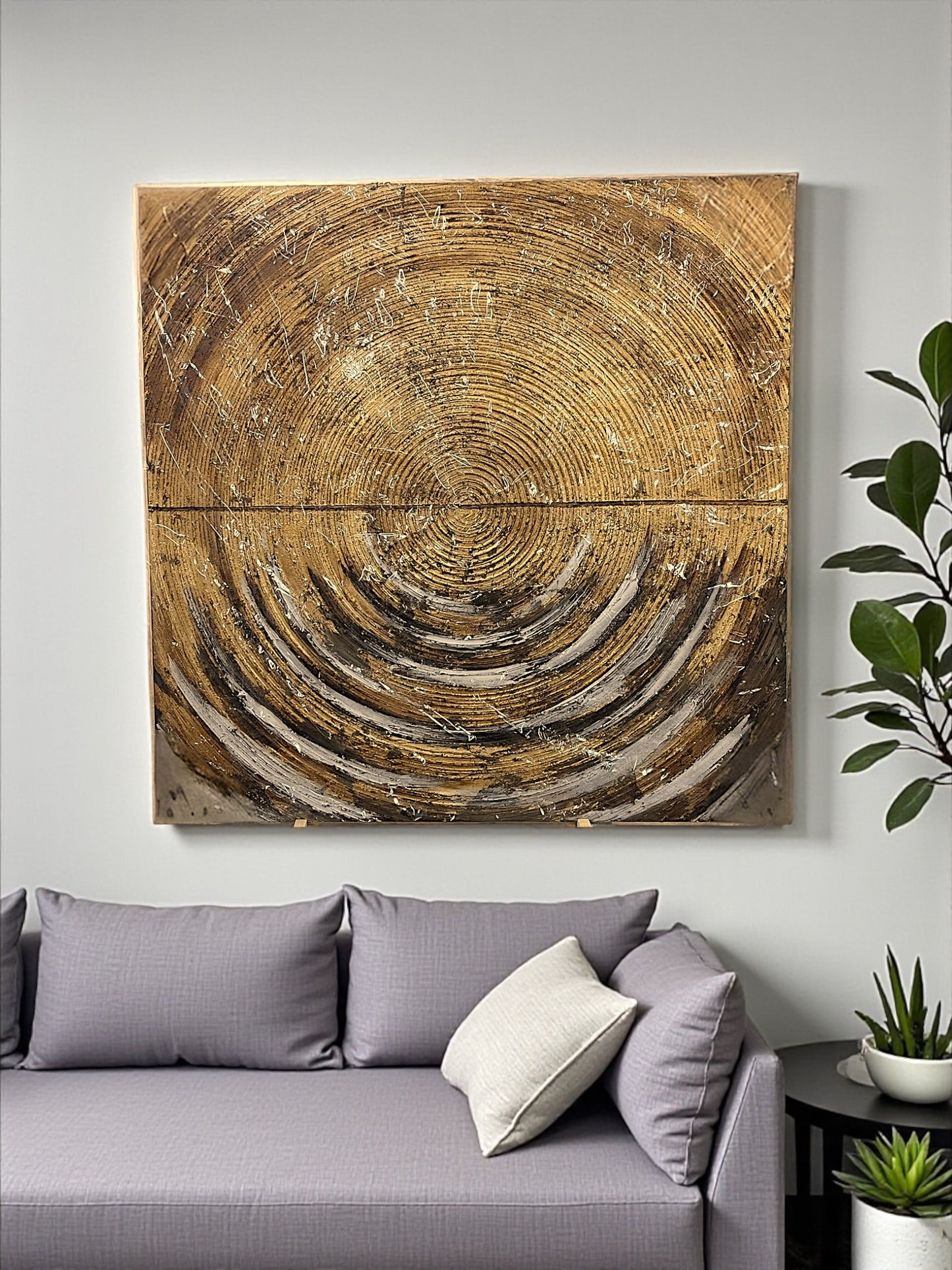 ''Earth’s Pulse'' - Handmade canvas painting