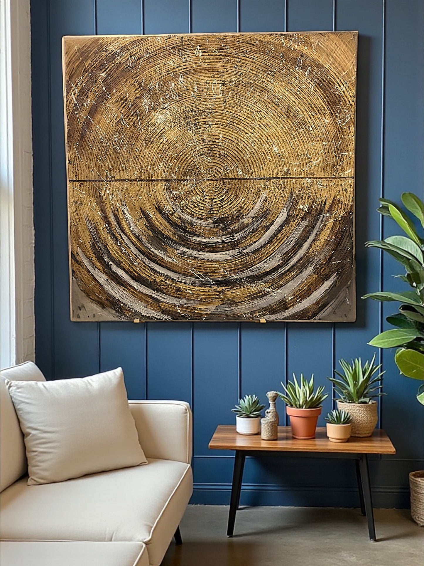 ''Earth’s Pulse'' - Handmade canvas painting