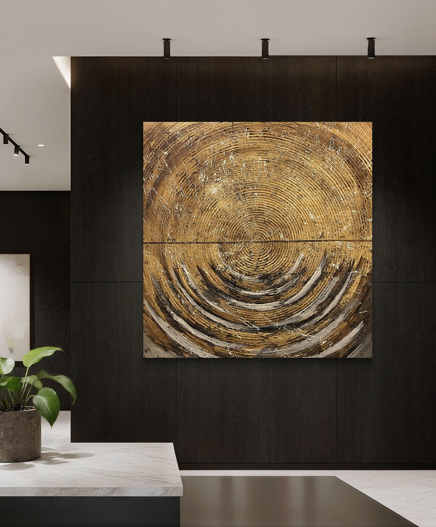 ''Earth’s Pulse'' - Handmade canvas painting