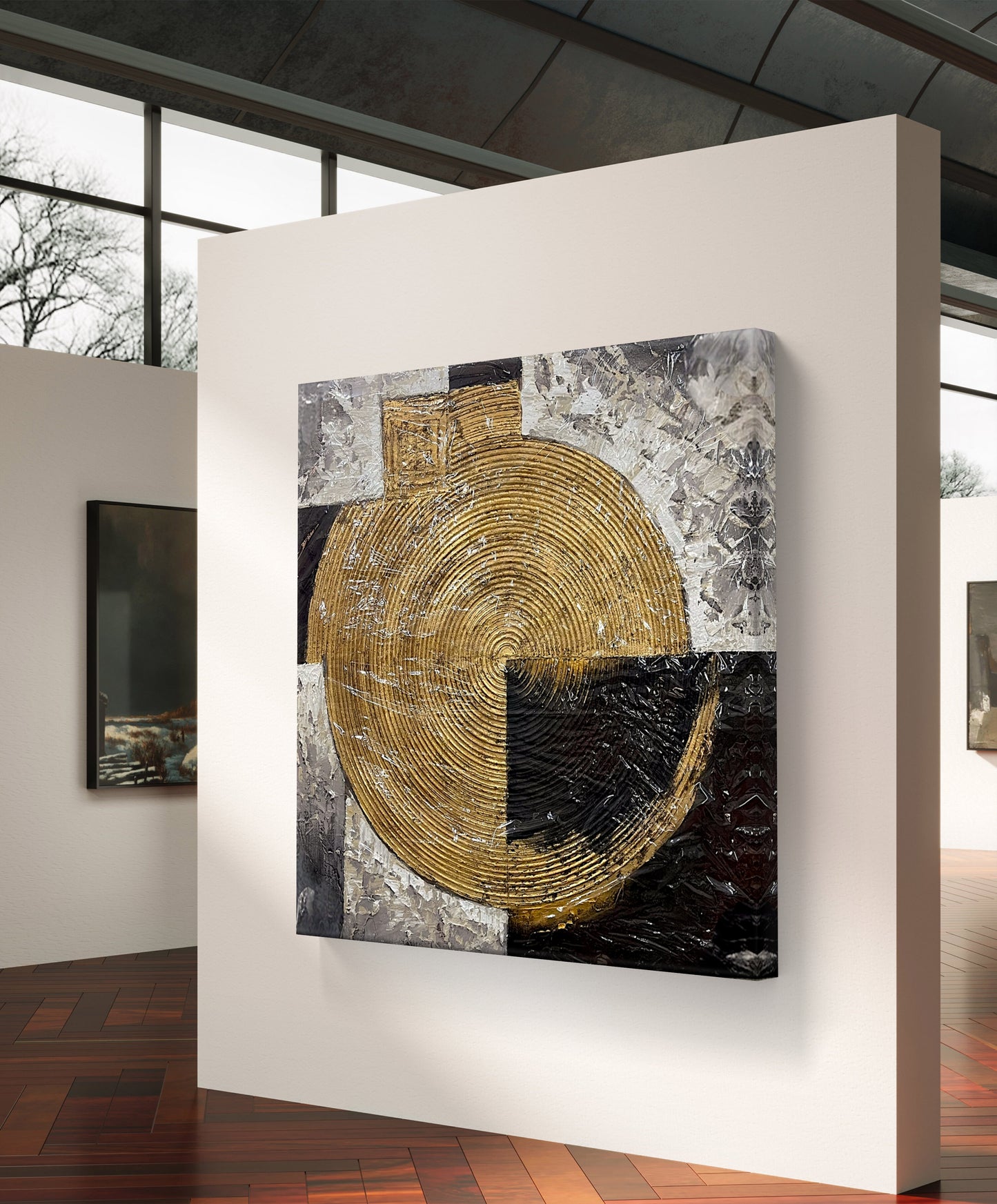 "Stillness in Motion" - Handmade canvas painting