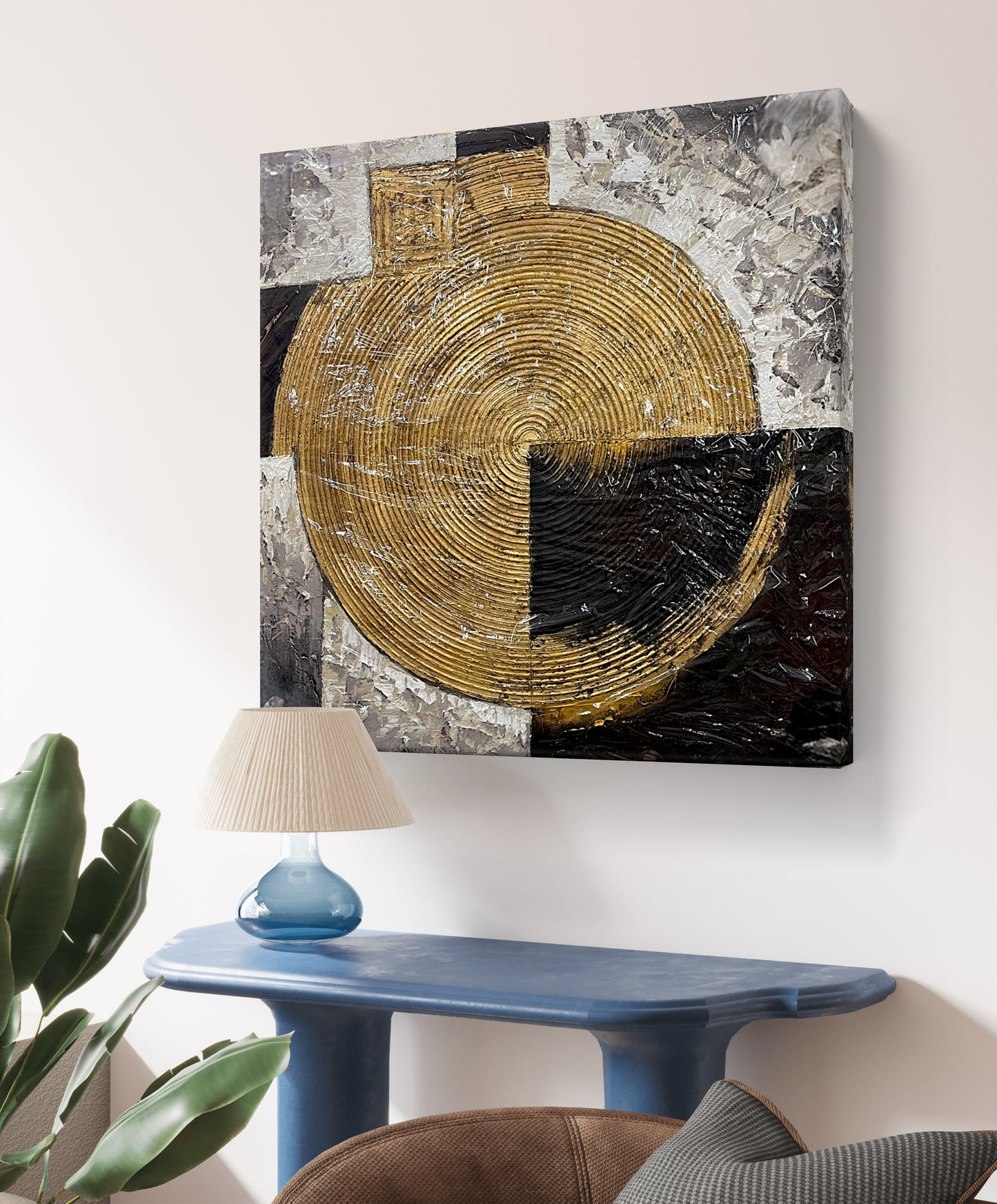 "Stillness in Motion" - Handmade canvas painting