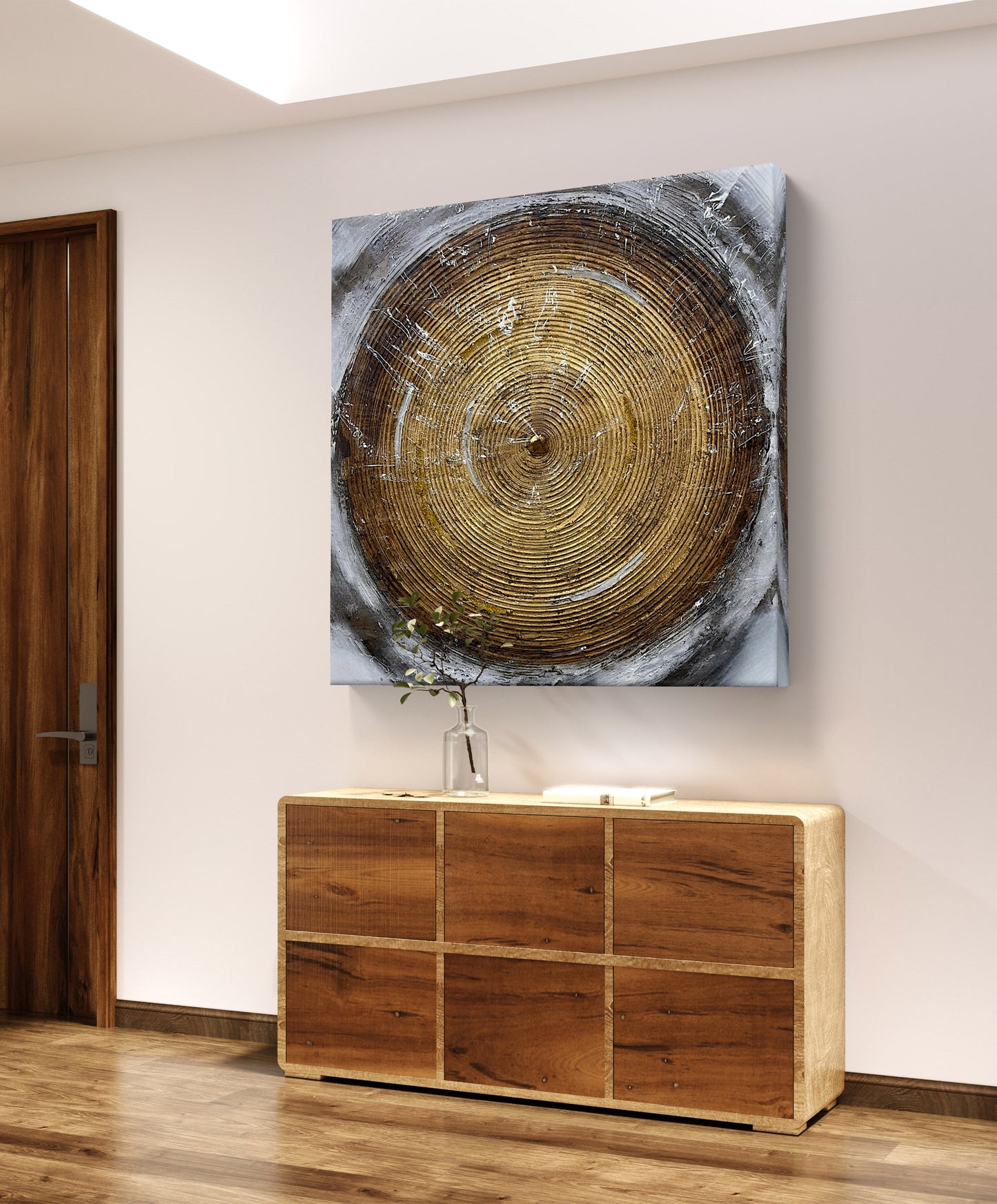 "Center of Becoming" - Handmade canvas painting