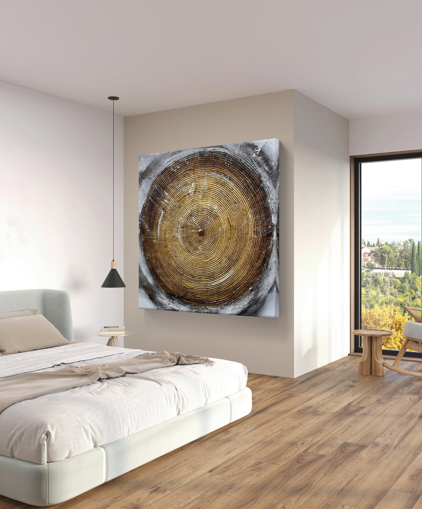 "Center of Becoming" - Handmade canvas painting