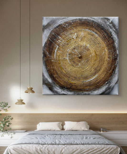 "Center of Becoming" - Handmade canvas painting