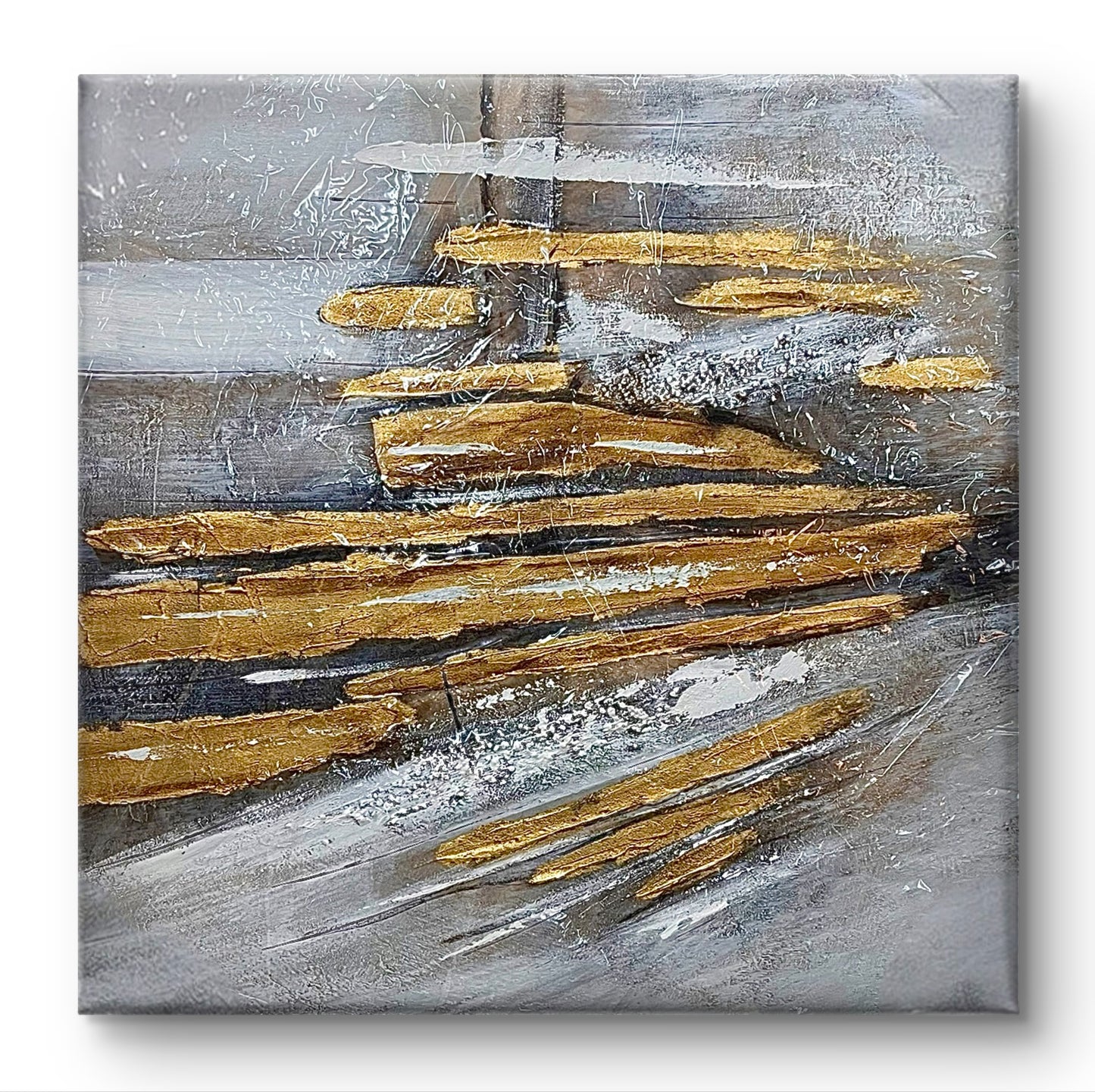 "Drift of Light" - Handmade canvas painting