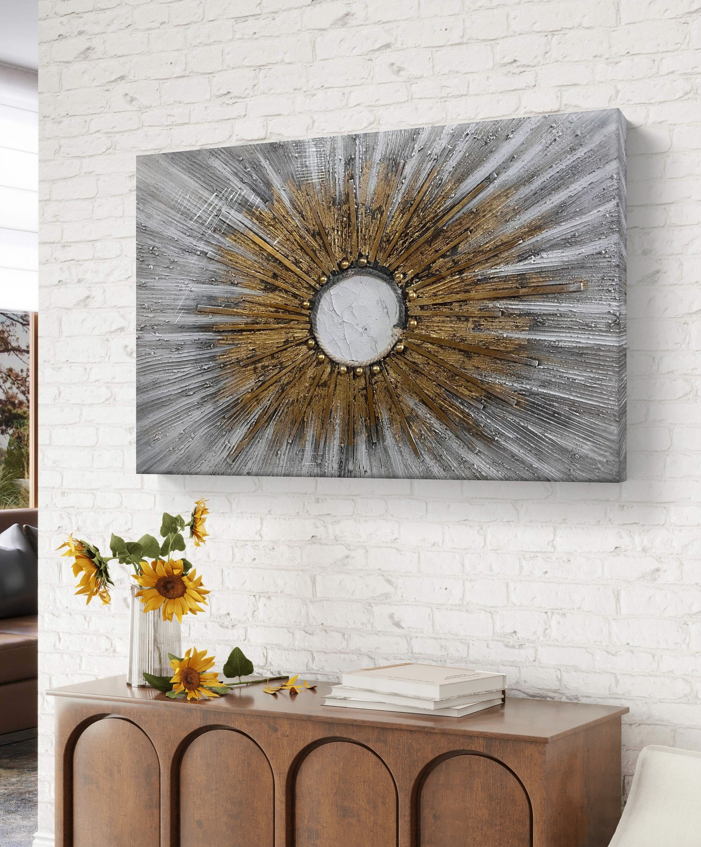 Handmade canvas painting - Radiance Within