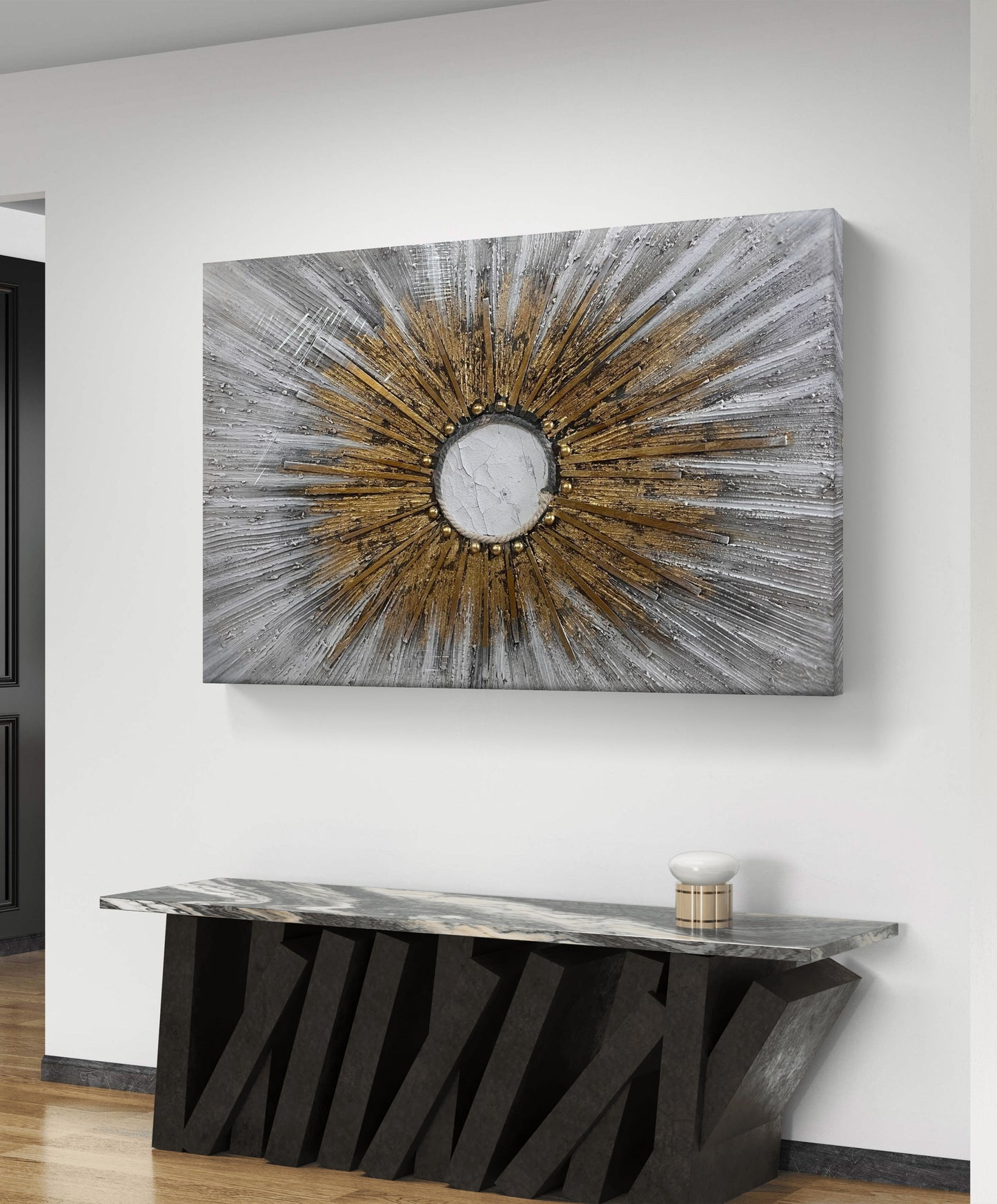 Handmade canvas painting - Radiance Within