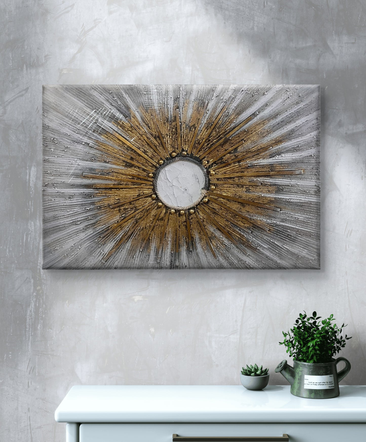 Handmade canvas painting - Radiance Within