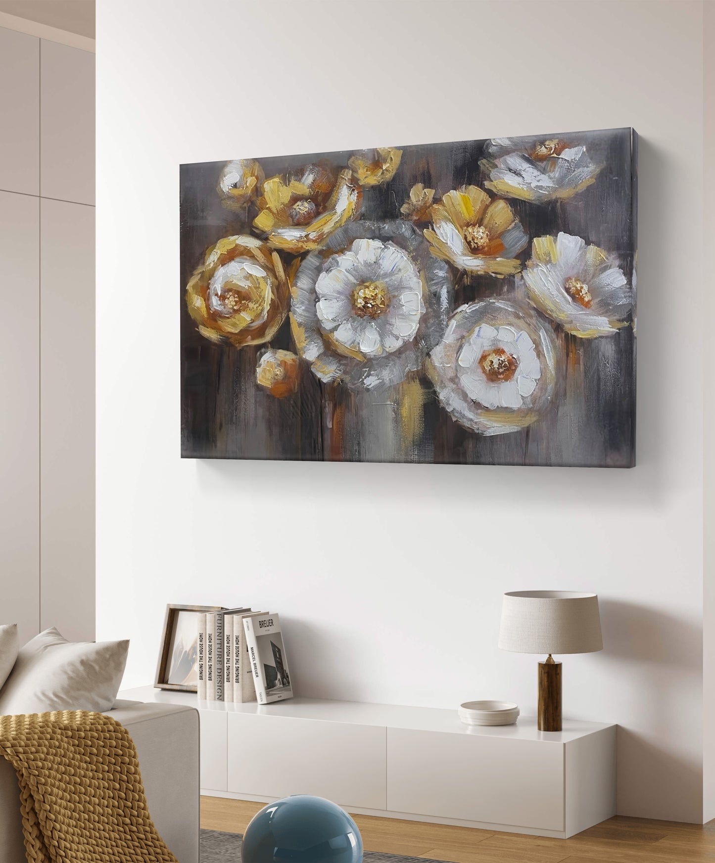Handmade canvas painting - Eternal Bloom