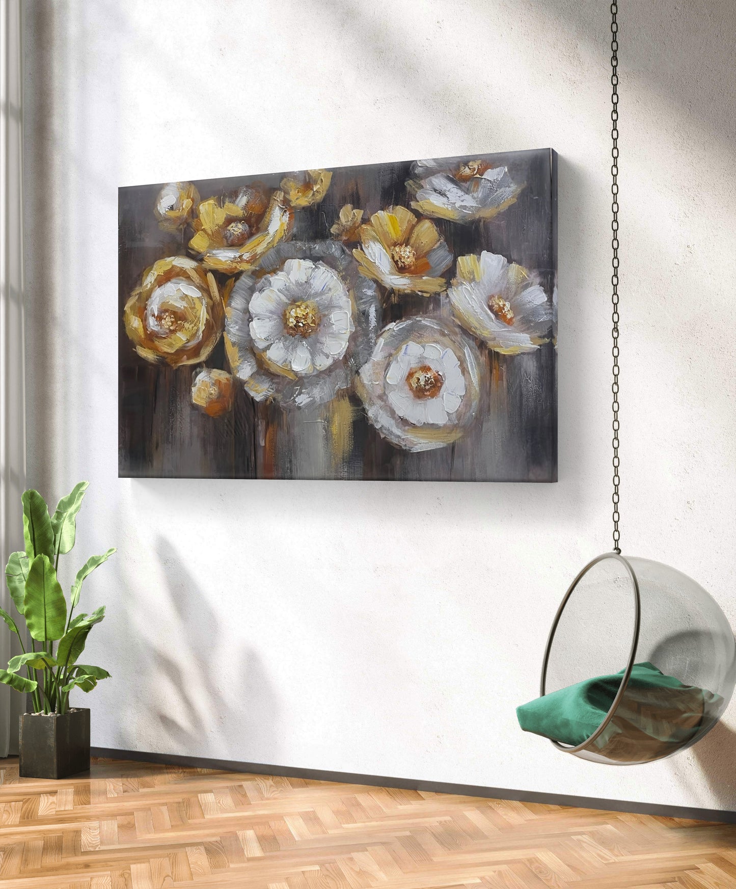 Handmade canvas painting - Eternal Bloom