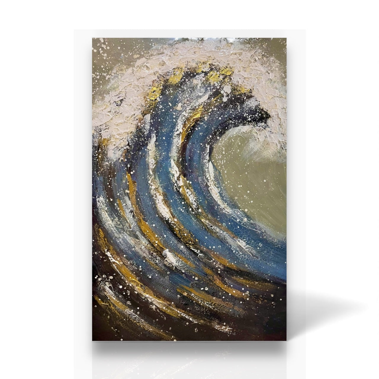 Handmade canvas painting - Roar of the Ocean