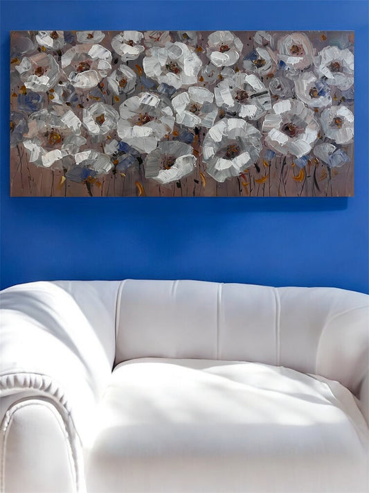 Gossamer Blooms - Handmade canvas painting