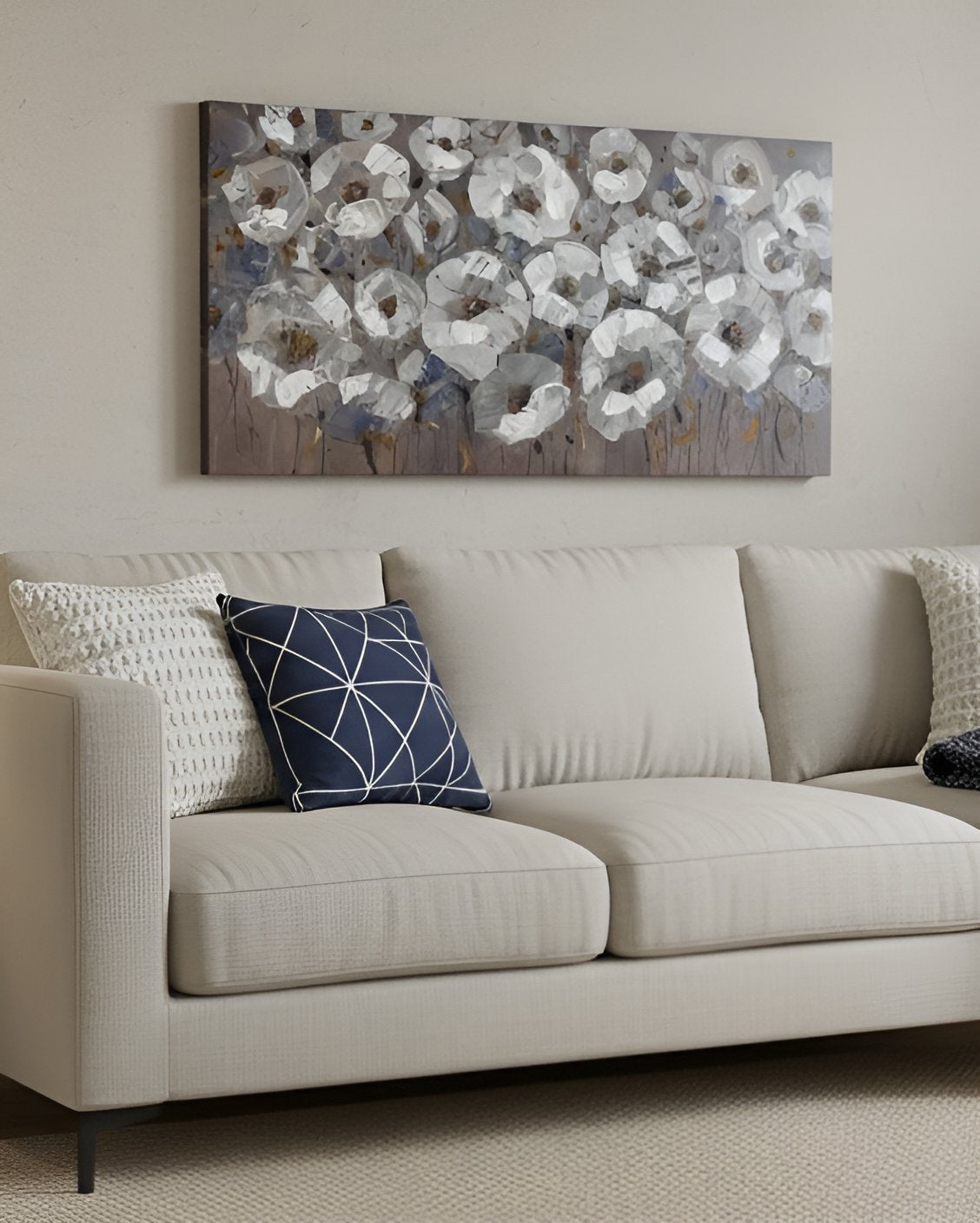 Gossamer Blooms - Handmade canvas painting
