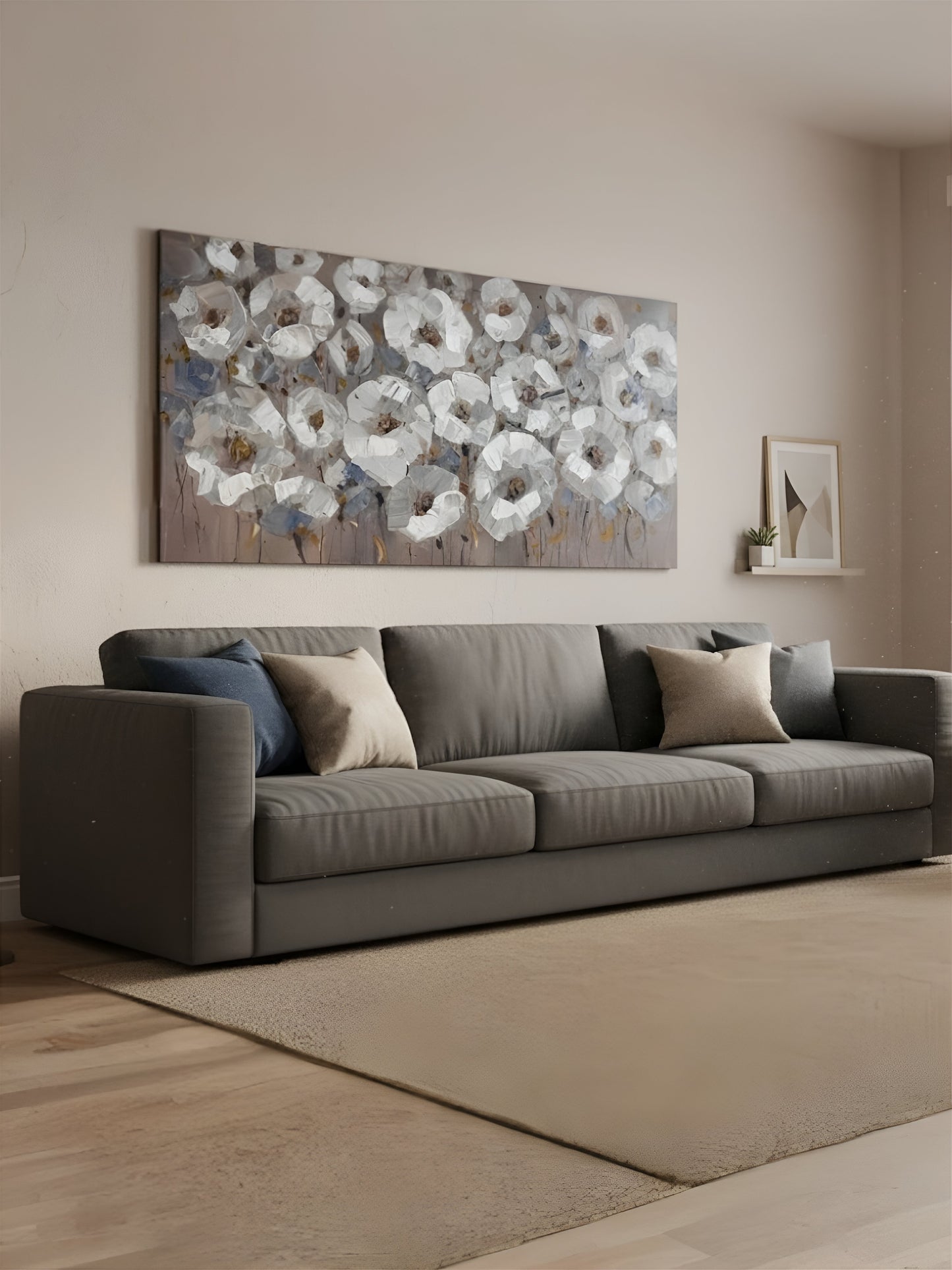 Gossamer Blooms - Handmade canvas painting
