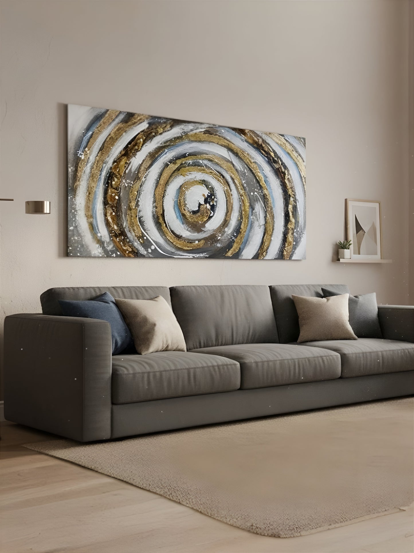 Handmade canvas painting - Celestial Vortex
