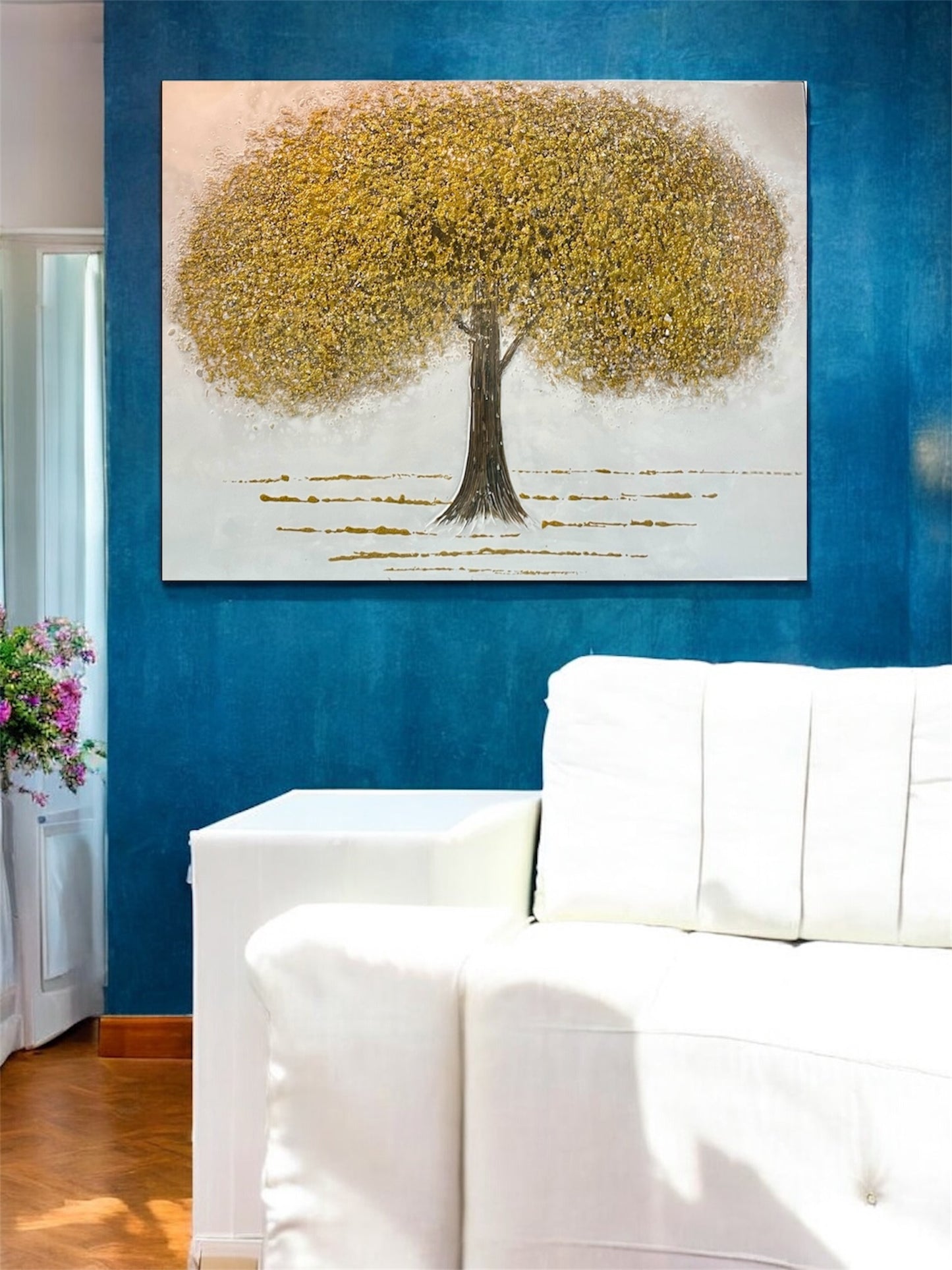 ''The Gilded Canopy'' - Handmade canvas painting