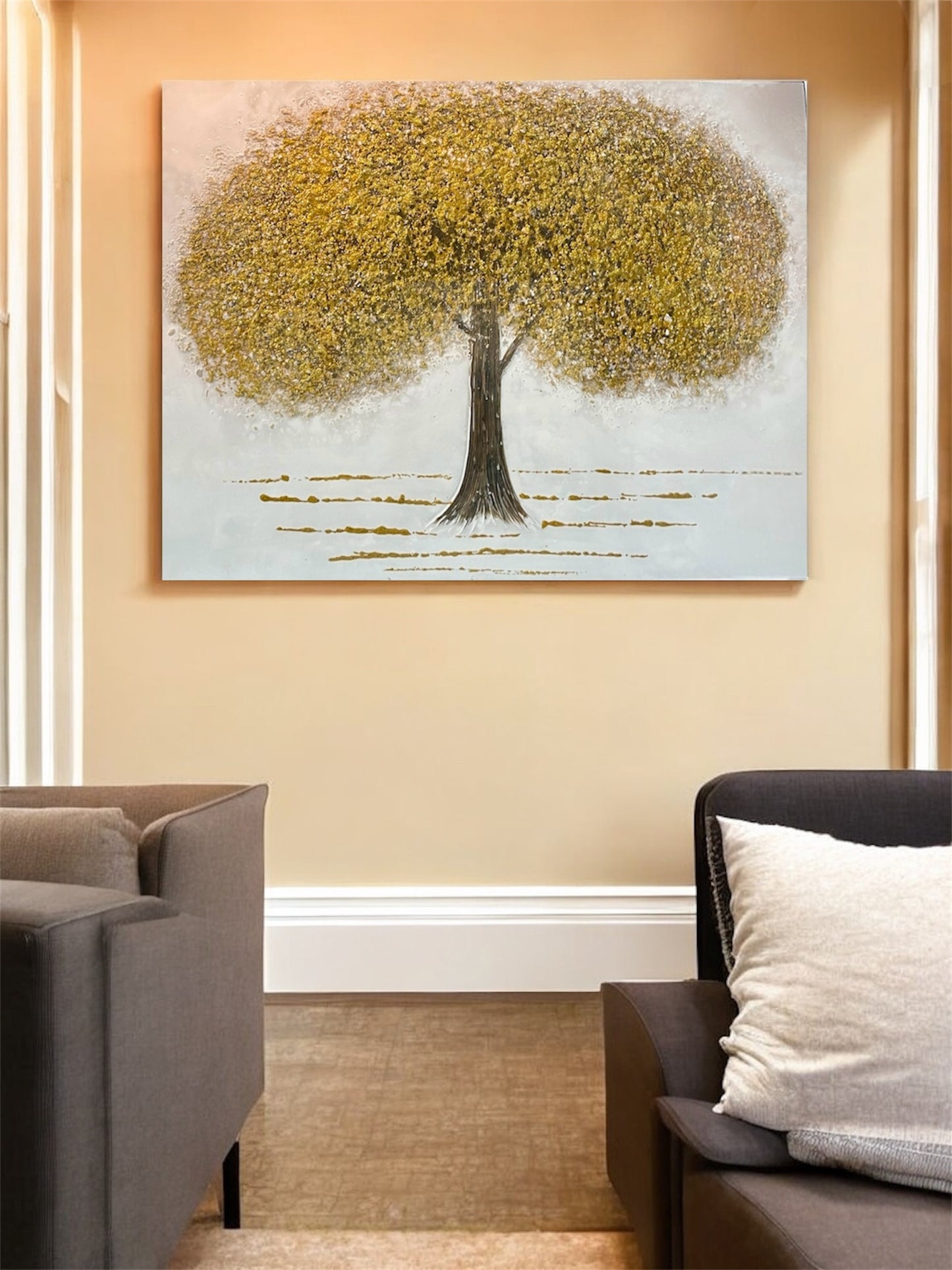 ''The Gilded Canopy'' - Handmade canvas painting