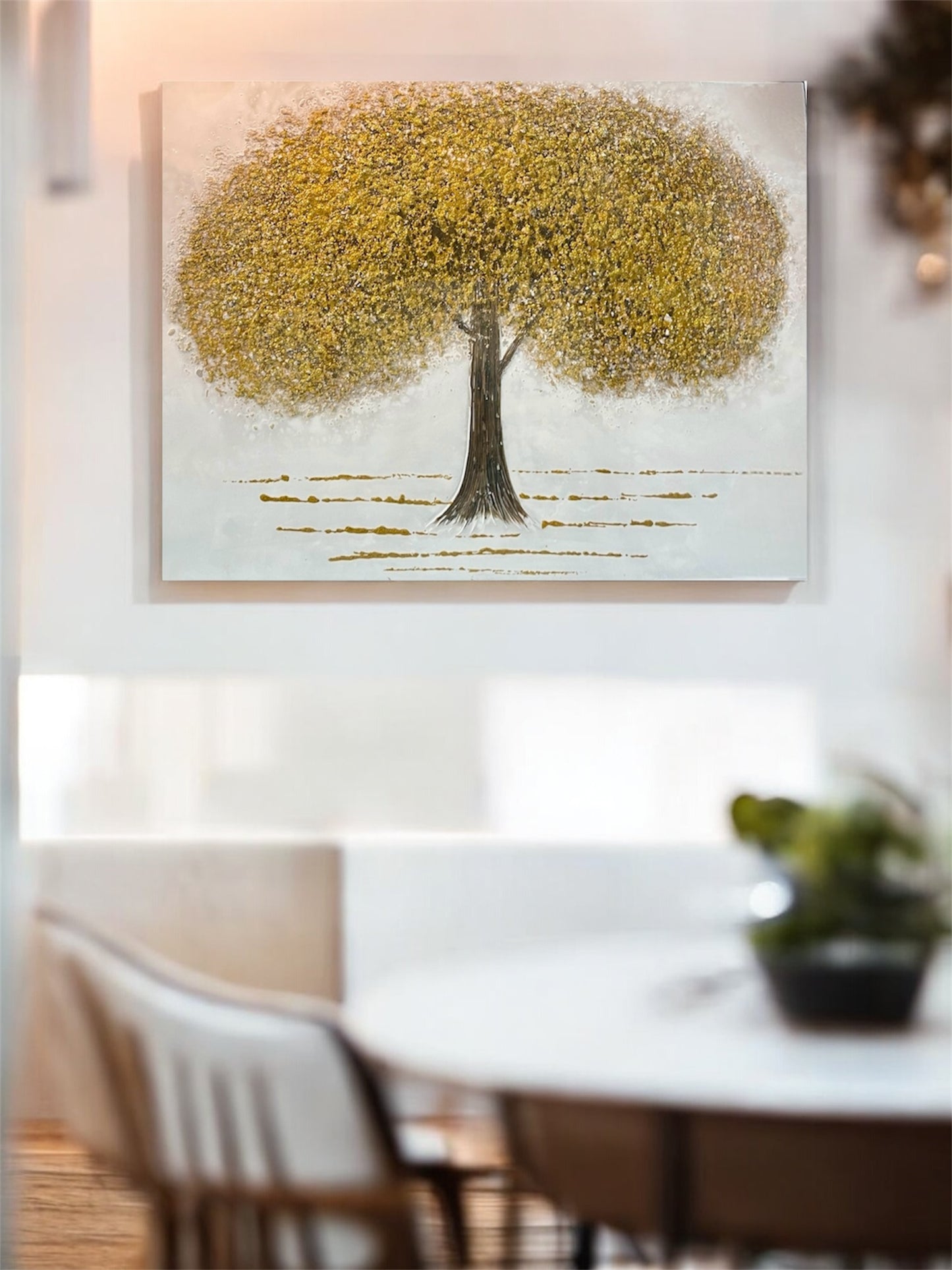 ''The Gilded Canopy'' - Handmade canvas painting