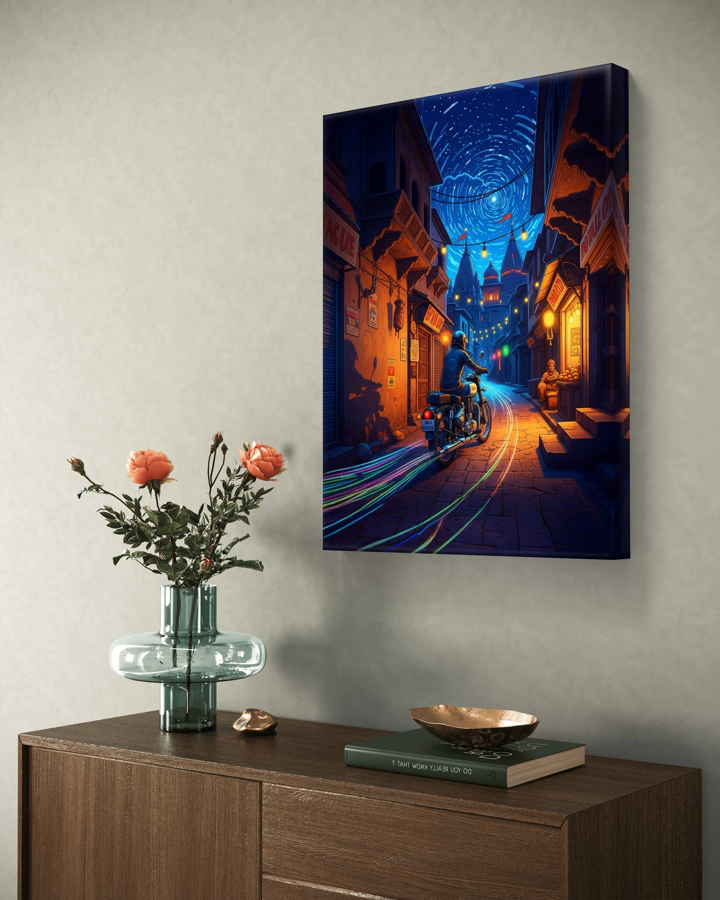 CANVAS PAINTINGS (Midnight Ride Through the Old City)