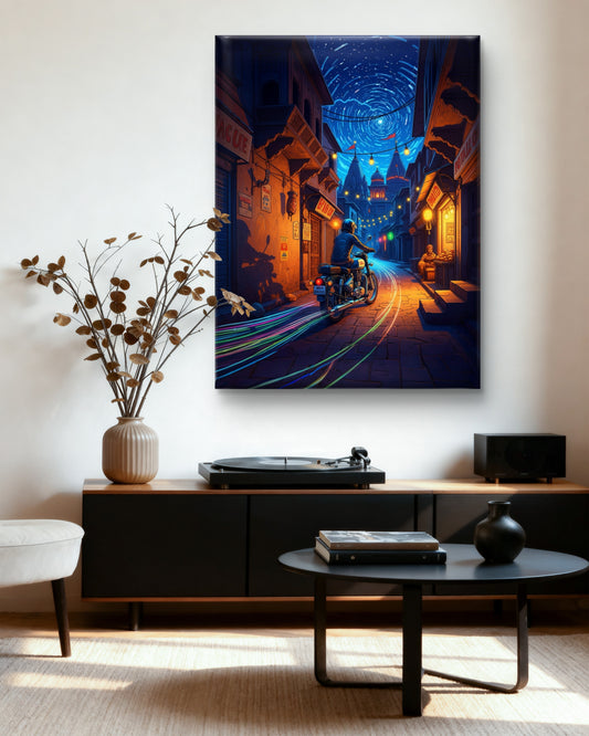 CANVAS PAINTINGS (Midnight Ride Through the Old City)