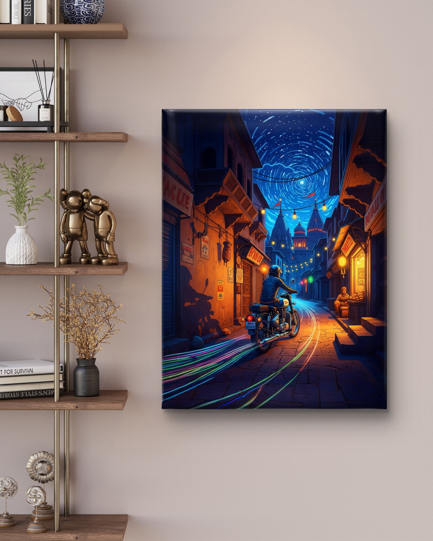 CANVAS PAINTINGS (Midnight Ride Through the Old City)