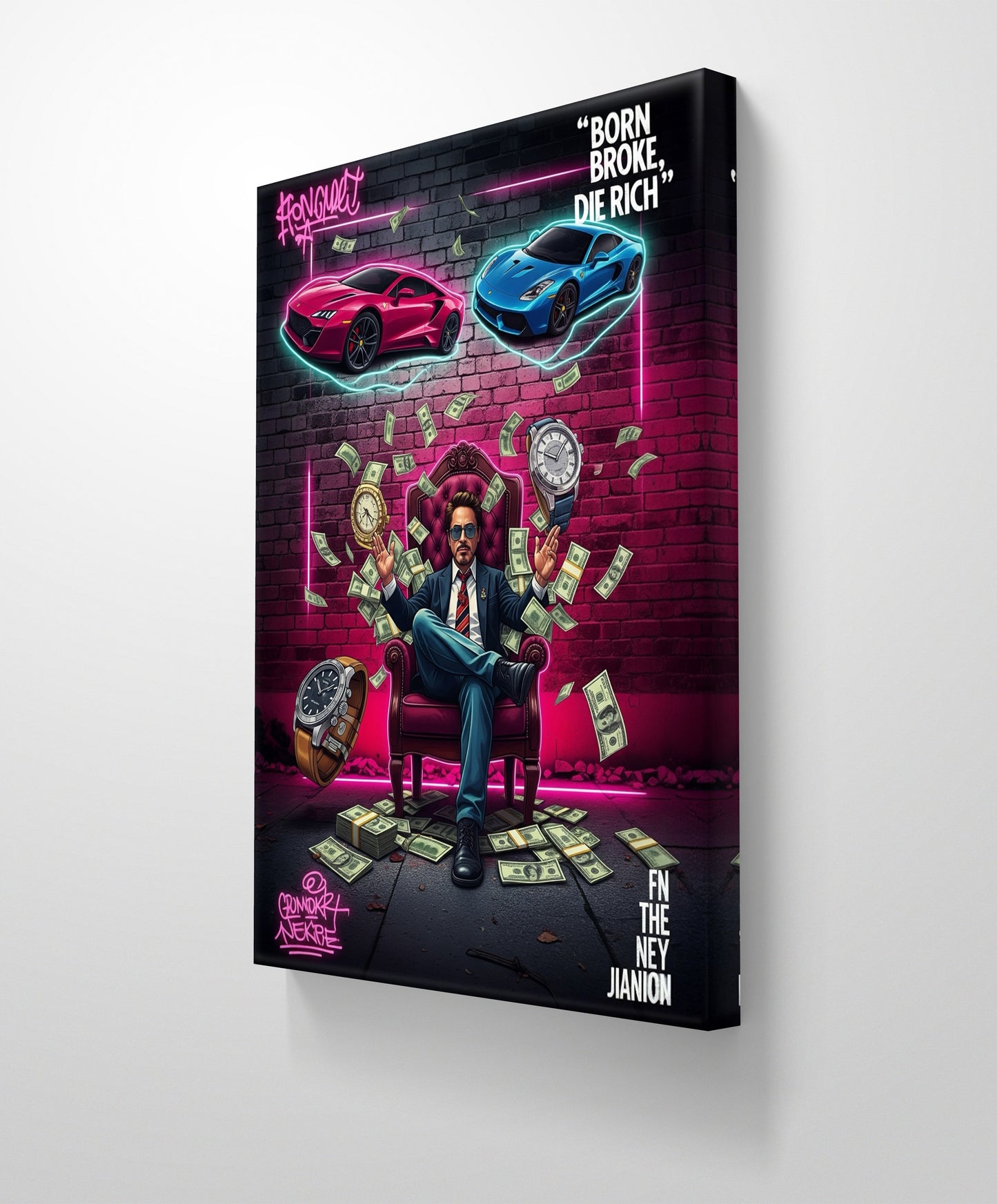 Wealth, luxury, and success - CANVAS PAINTING