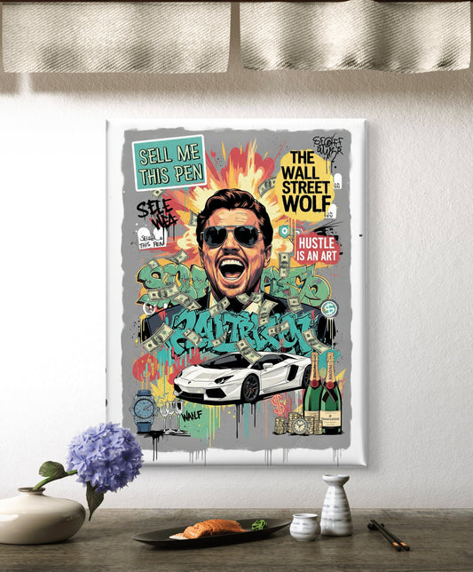 “The Wall Street Hustler” - CANVAS PAINTING