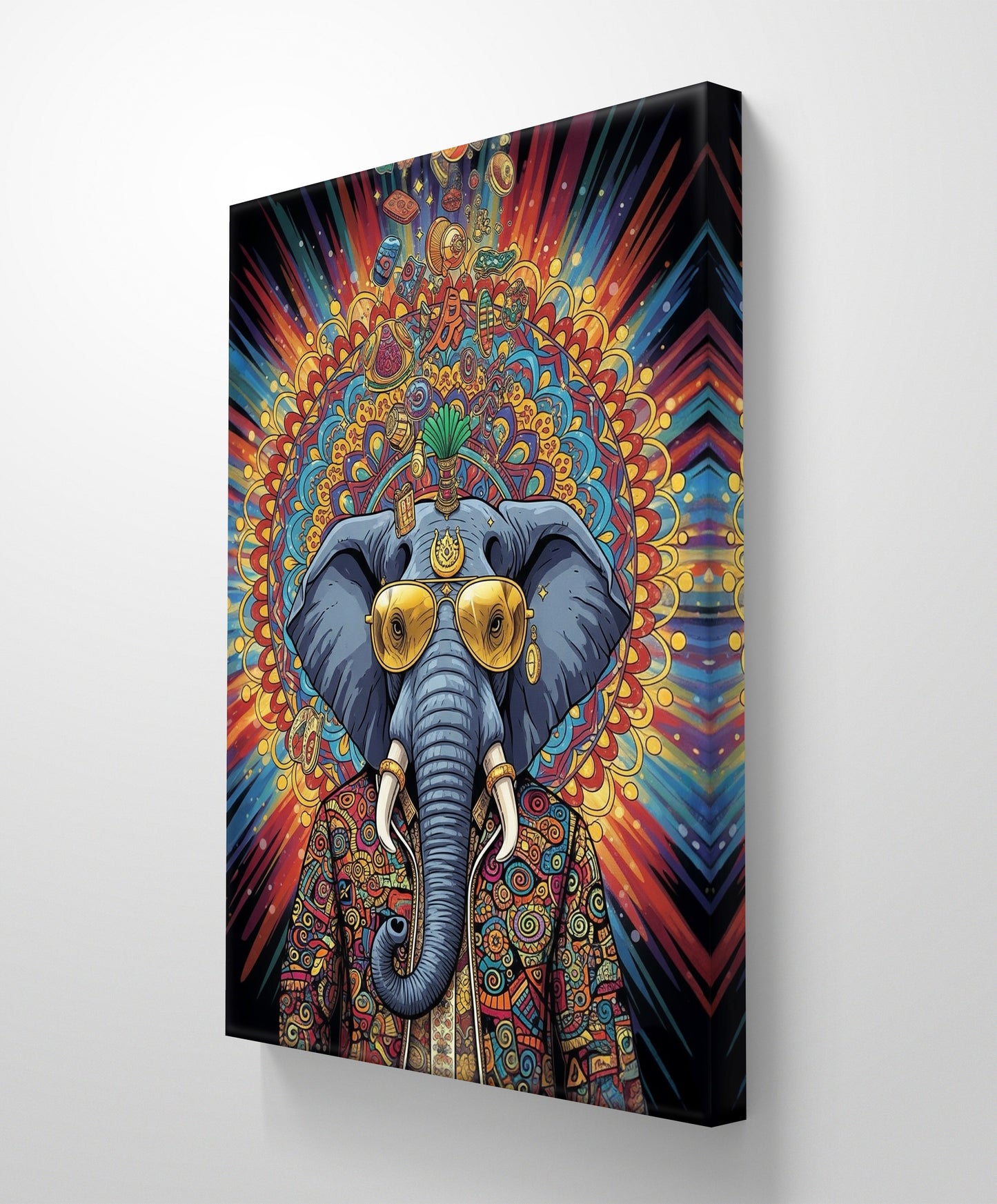 ELEPHANT ARTWORK CANVAS PAINTING