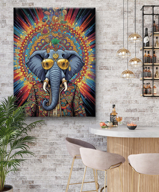 ELEPHANT ARTWORK CANVAS PAINTING