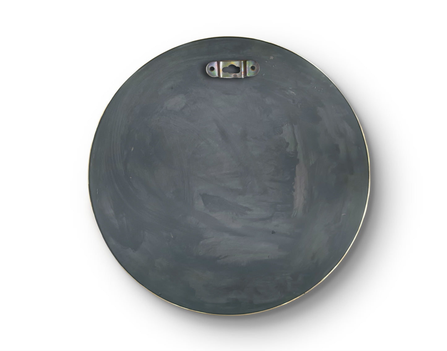 Round golden fish yin Yang abstract art crystal resin